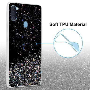 Samsung Galaxy A11 / M11 Cover Etui Case (Sort)