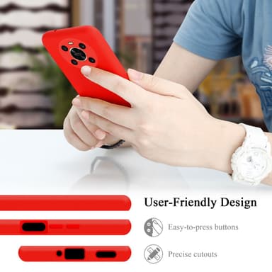Honor MAGIC 4 LITE Cover Etui Case (Rød)