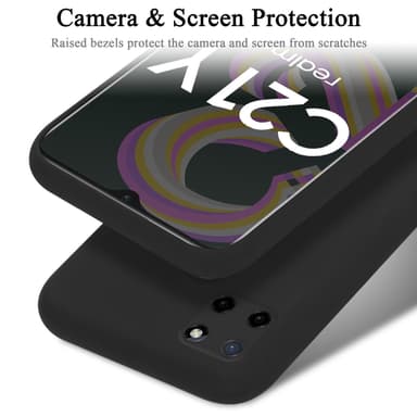 Realme C21Y / C25Y Cover Etui Case (Sort)