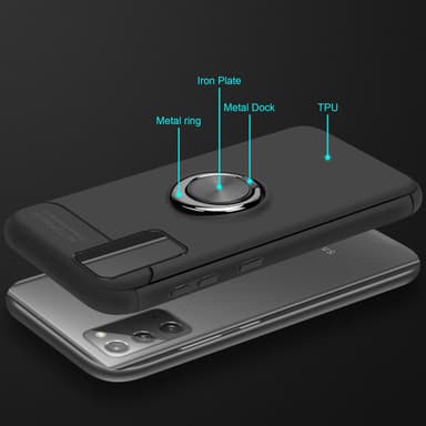 Cover Samsung Galaxy NOTE 20 Etui Case (Sort)