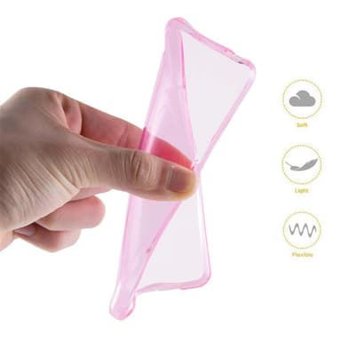 Honor 7C / Huawei Y7 2018 Cover TPU Etui (Lyserød)