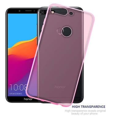 Honor 7C / Huawei Y7 2018 Cover TPU Etui (Lyserød)