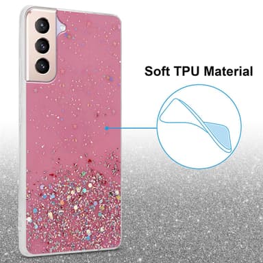 Samsung Galaxy S21 PLUS Cover Etui Case (Lyserød)