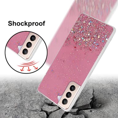 Samsung Galaxy S21 PLUS Cover Etui Case (Lyserød)