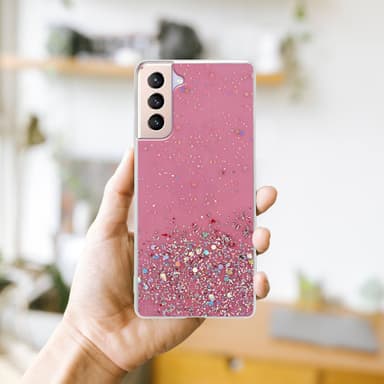 Samsung Galaxy S21 PLUS Cover Etui Case (Lyserød)