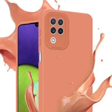 Samsung Galaxy A22 4G Cover Etui Case (Orange)