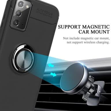Cover Samsung Galaxy NOTE 20 Etui Case (Sort)