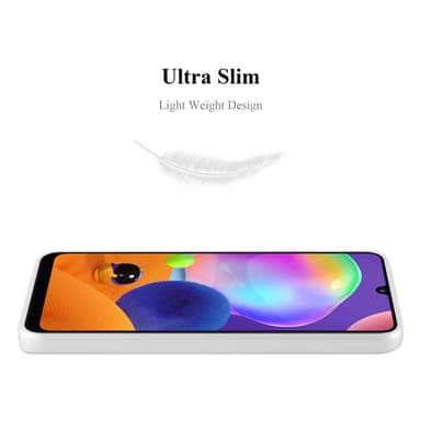 Samsung Galaxy A31 Cover Etui Case (Sølv)
