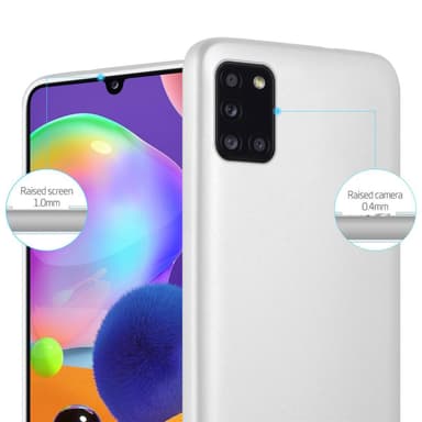 Samsung Galaxy A31 Cover Etui Case (Sølv)
