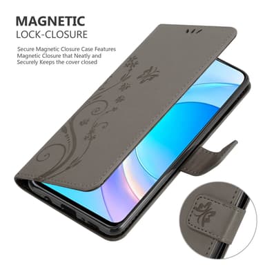 Honor 50 LITE Pungetui Cover Case (Grå)