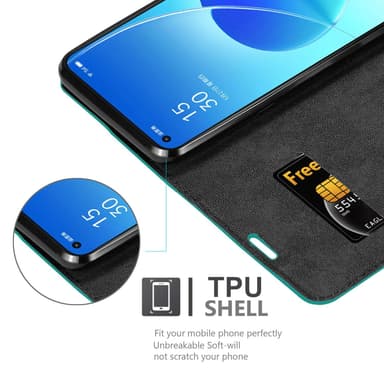 Oppo Reno6 5G Cover Etui Case (Turkis)
