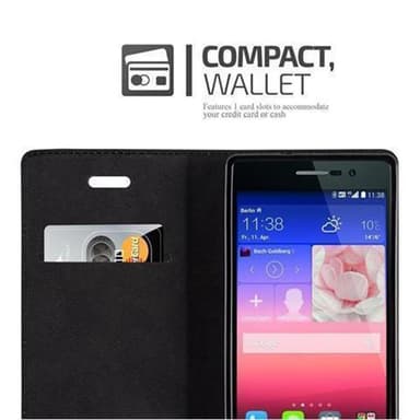 Huawei ASCEND P7 Cover Etui Case (Brun)