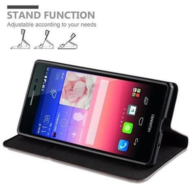 Huawei ASCEND P7 Cover Etui Case (Brun)