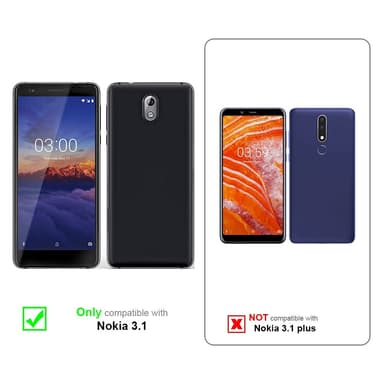 Cover Nokia 3.1 Etui Case (Blå)