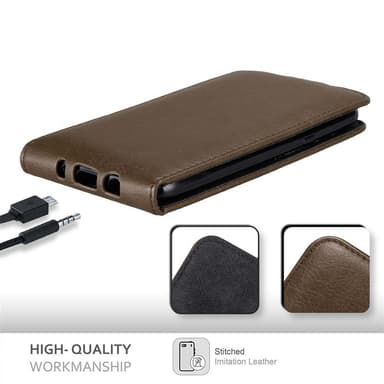 Samsung Galaxy J5 2015 Pungetui Flip Cover (Brun)