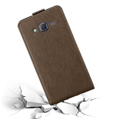 Samsung Galaxy J5 2015 Pungetui Flip Cover (Brun)