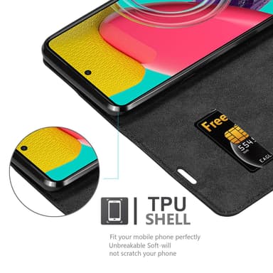 Samsung Galaxy M53 5G Cover Etui Case (Sort)