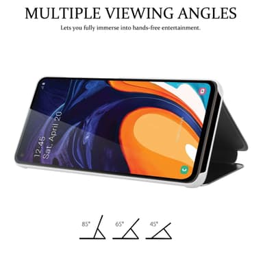 Samsung Galaxy A60 / M40 Pungetui Cover Case (Sølv)