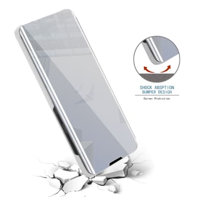 Samsung Galaxy A60 / M40 Pungetui Cover Case (Sølv)