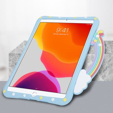 iPad 7 / 8 (10.2 tomme) Pungetui Cover Børn (Blå)