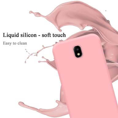 Samsung Galaxy J7 2017 Cover Etui Case (Lyserød)