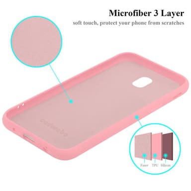 Samsung Galaxy J7 2017 Cover Etui Case (Lyserød)