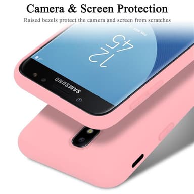Samsung Galaxy J7 2017 Cover Etui Case (Lyserød)
