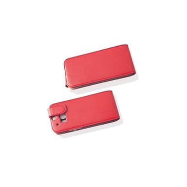 HTC ONE M8 Pungetui Flip Cover (Rød)