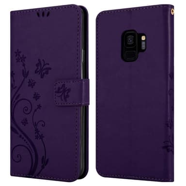 Samsung Galaxy S9 Pungetui Cover Case (Lilla)
