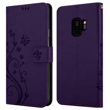 Samsung Galaxy S9 Pungetui Cover Case (Lilla)