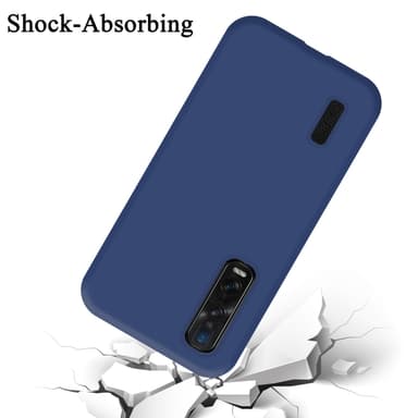 Oppo FIND X2 PRO Cover Etui Case (Blå)