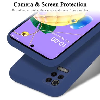 LG K52 / K62 / Q52 Cover Etui Case (Blå)
