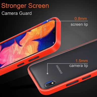 Samsung Galaxy A10 / M10 Etui Case Cover (Gennemsigtig)