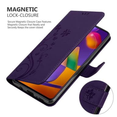 Samsung Galaxy M31s Pungetui Cover Case (Lilla)