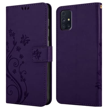 Samsung Galaxy M31s Pungetui Cover Case (Lilla)