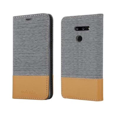 LG G8 ThinQ Pungetui Cover Case (Grå)