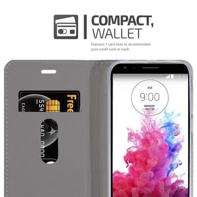LG STYLUS 3 Pungetui Cover Case (Grå)