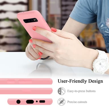 Samsung Galaxy S10 PLUS Cover Etui Case (Lyserød)