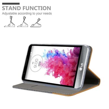 LG STYLUS 3 Pungetui Cover Case (Grå)