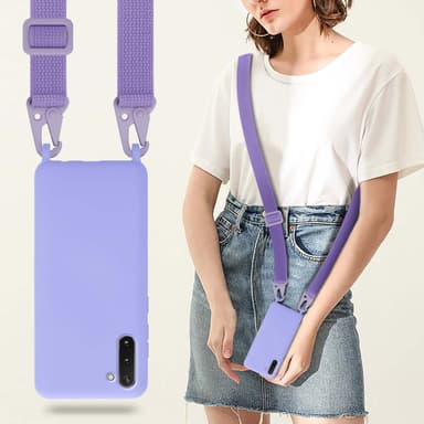 Samsung Galaxy NOTE 10 Etui Cover Kæde (Lilla)