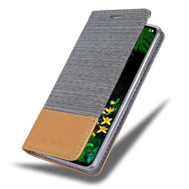 LG G8 ThinQ Pungetui Cover Case (Grå)