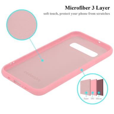 Samsung Galaxy S10 PLUS Cover Etui Case (Lyserød)