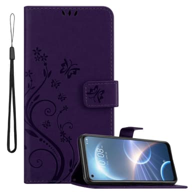 HTC Desire 22 PRO Pungetui Cover Case (Lilla)