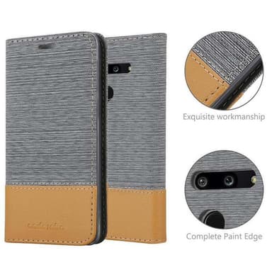 LG G8 ThinQ Pungetui Cover Case (Grå)