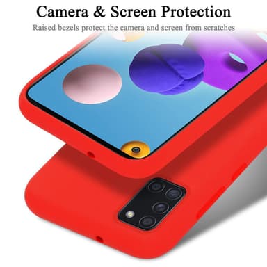 Samsung Galaxy A21s Cover Etui Case (Rød)