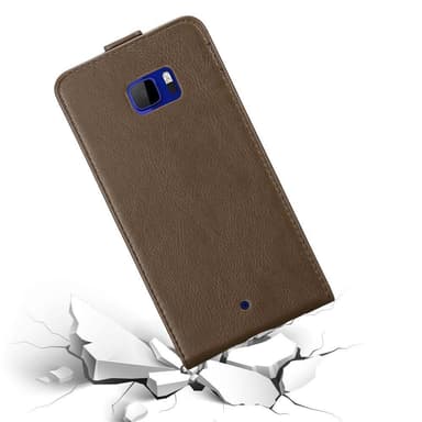 HTC U ULTRA Pungetui Flip Cover (Brun)