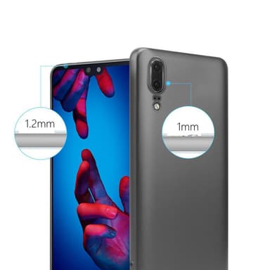 Huawei P20 Cover Etui Case (Grå)