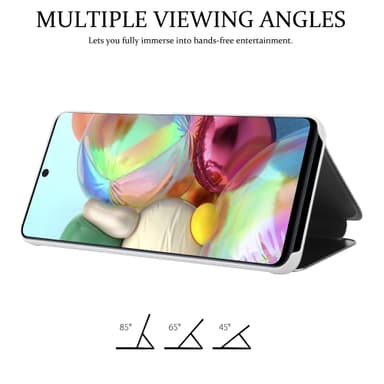 Samsung Galaxy A71 4G Pungetui Cover Case (Sølv)