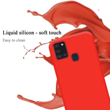Samsung Galaxy A21s Cover Etui Case (Rød)
