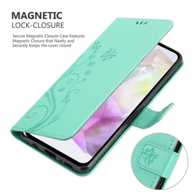 Samsung Galaxy A35 Pungetui Cover Case (Turkis)